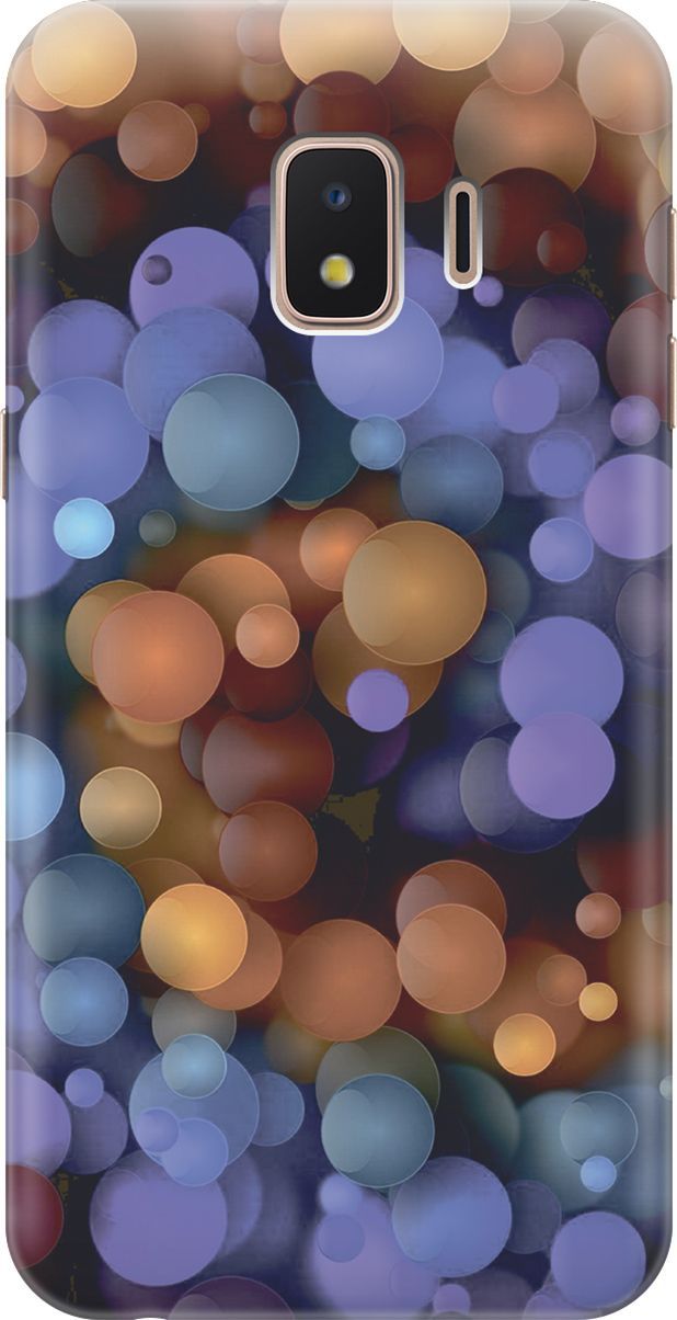 

Чехол на Samsung Galaxy J2 Core с принтом "Сиренево-оранжевые шарики", Фиолетовый;оранжевый, 6261