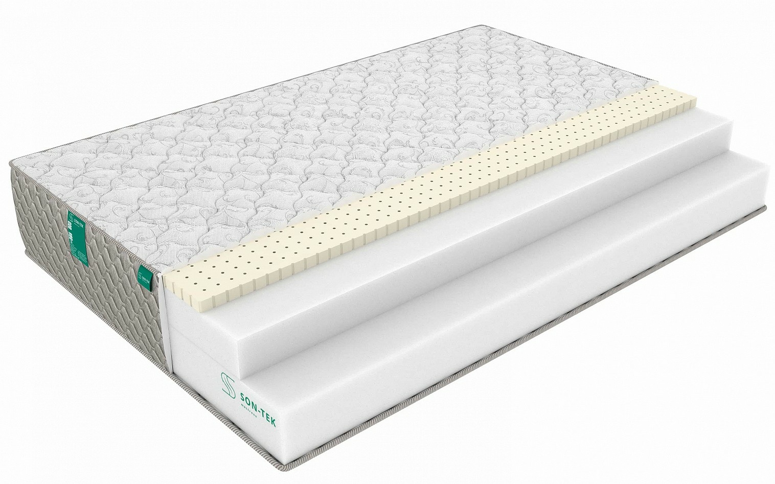 

Матрас Sleeptek Mono SpecialPena Latex 26 130х190, Бежевый;белый;серый;серебристый, Mono SpecialPena Latex 26