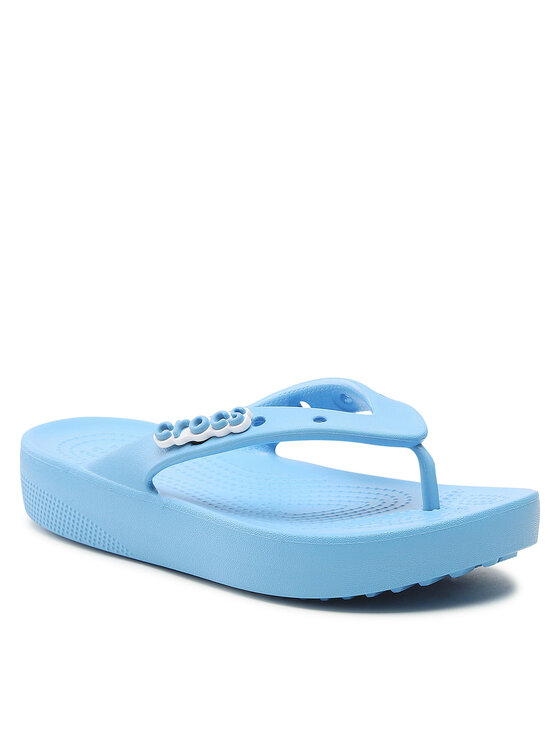 

Шлепанцы Classic Platform Flip W 207714 Crocs синий 38,5 EU, Classic Platform Flip W 207714