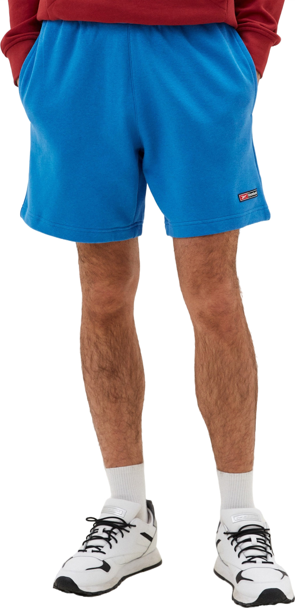 

Спортивные шорты мужские Reebok Identity Logo Mash-Up Shorts голубые S, Голубой, Identity Logo Mash-Up Shorts
