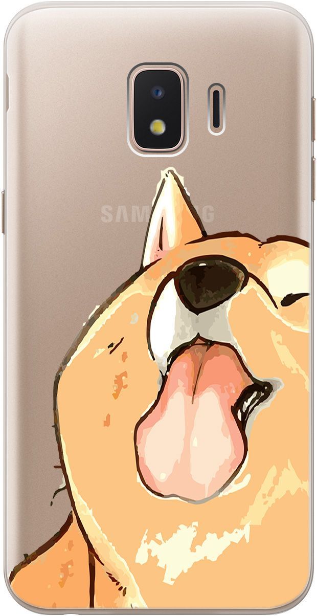 

Чехол на Samsung Galaxy J2 Core с принтом "Shiba" прозрачный, Прозрачный;бежевый, 5412
