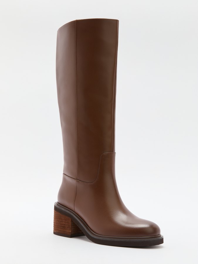 

Сапоги женские Tendance GLC5587-01 коричневые 40 EU, Коричневый, GLC5587-01