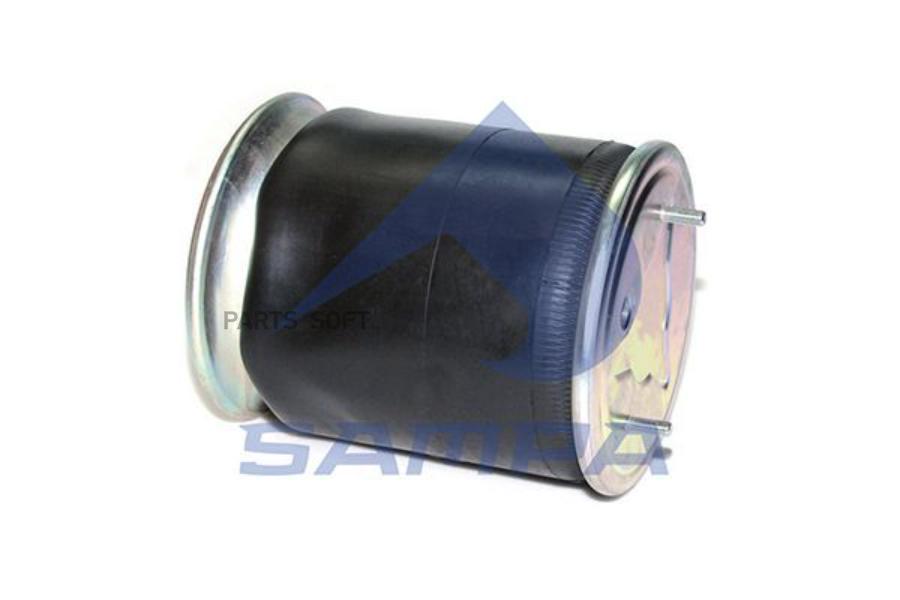 

SP 554022-K_пневмоподушка со стак.!2шп.M12смещ.25. 1отв.штуц.M22., Поршень стальн. 4отв.М1