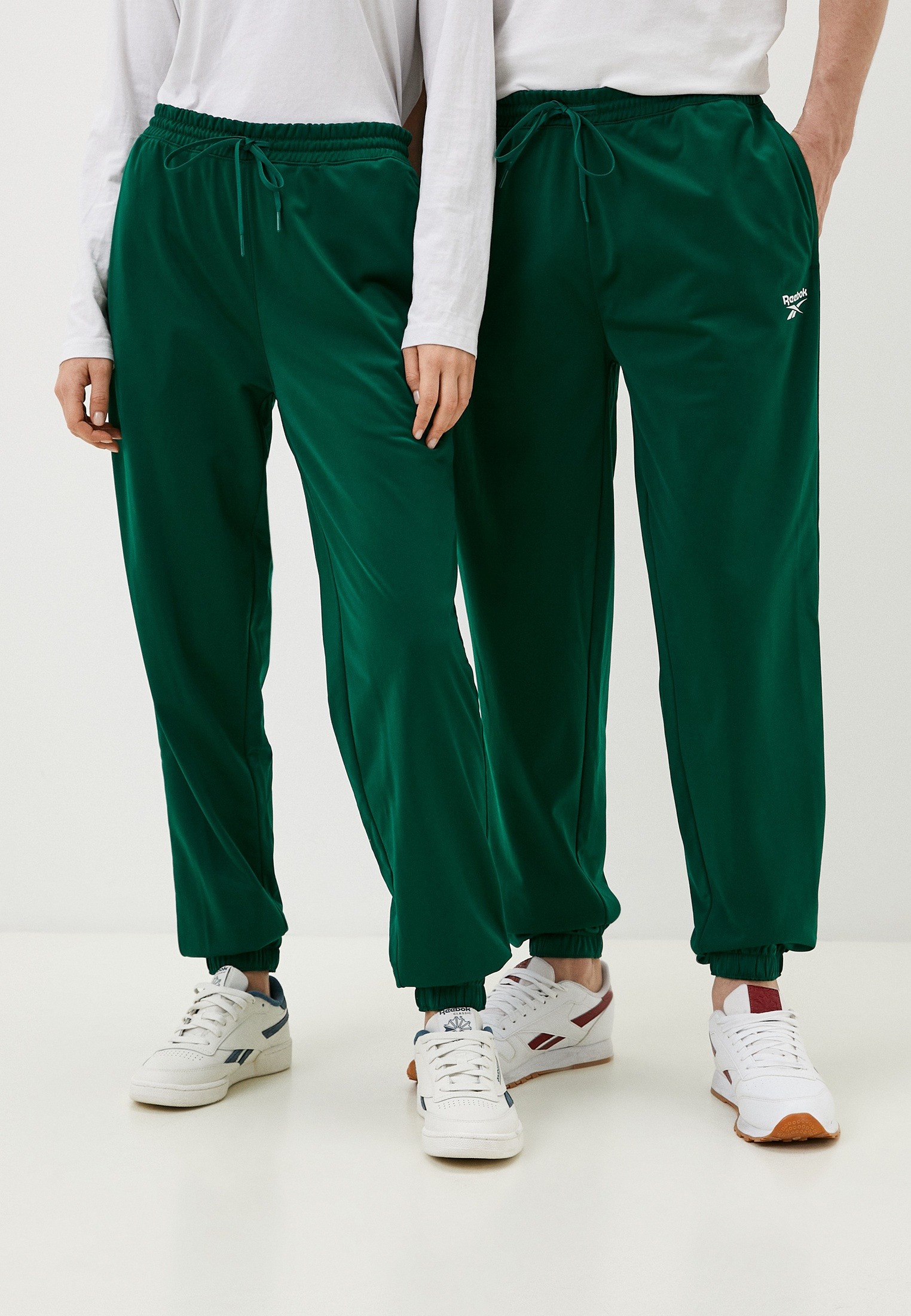 Спортивные брюки мужские Reebok Identity Vector Knit Trackpant зеленые M