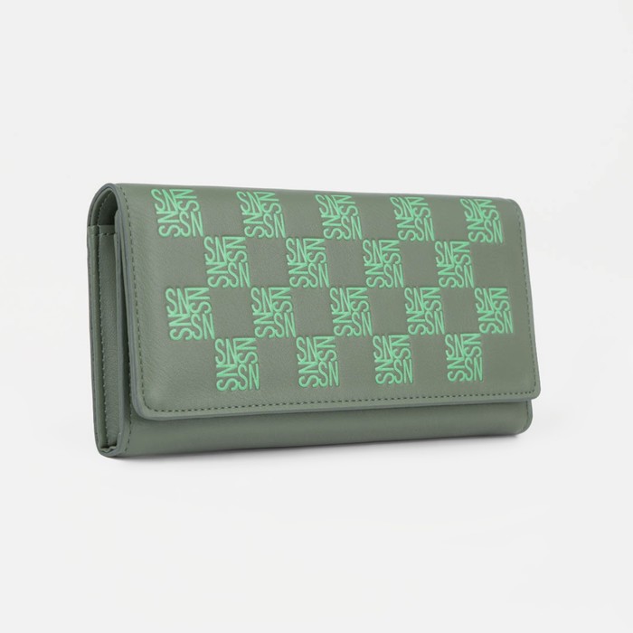 

Кошелек женский NoBrand 9306075, зелёный, Зеленый, 9306075