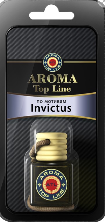 фото Ароматизатор на зеркало aroma top line №47 invictus бутылочка aroma top line арт. 46037260