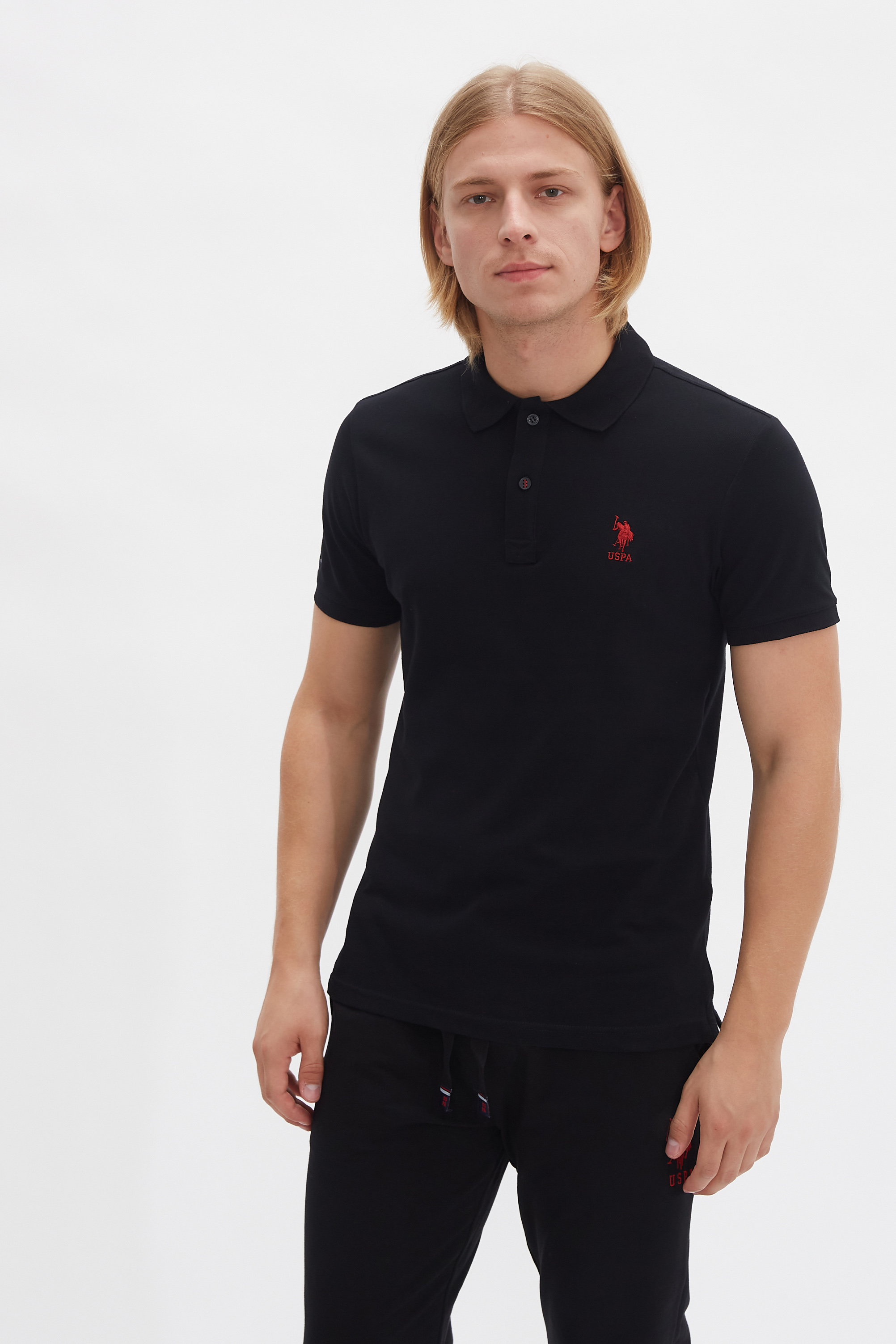 фото Футболка мужская u.s. polo assn. g081sz0110tp04iy021rl черная 2xl