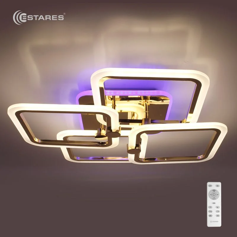 фото Светильник управляемый светодиодный like rgb 100w 4q-560/120-rc-gold/opal-220-ip20 nobrand