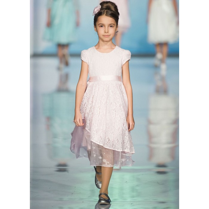 Платье детское Bella Monella 815552 розовый 122 платье детское bella monella 815571 слоновая кость 140