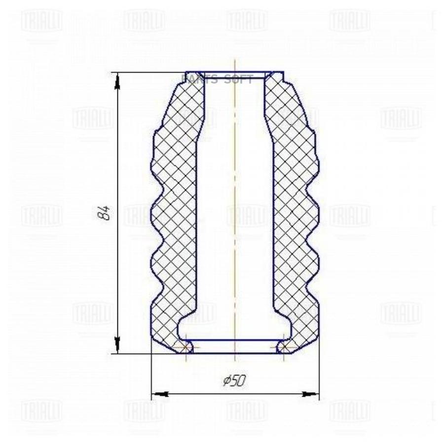 

Буфер (отбойник) для а/м VW Polo Sedan (RUS) (10-)/Rapid (10-) перед. стойки | перед прав/