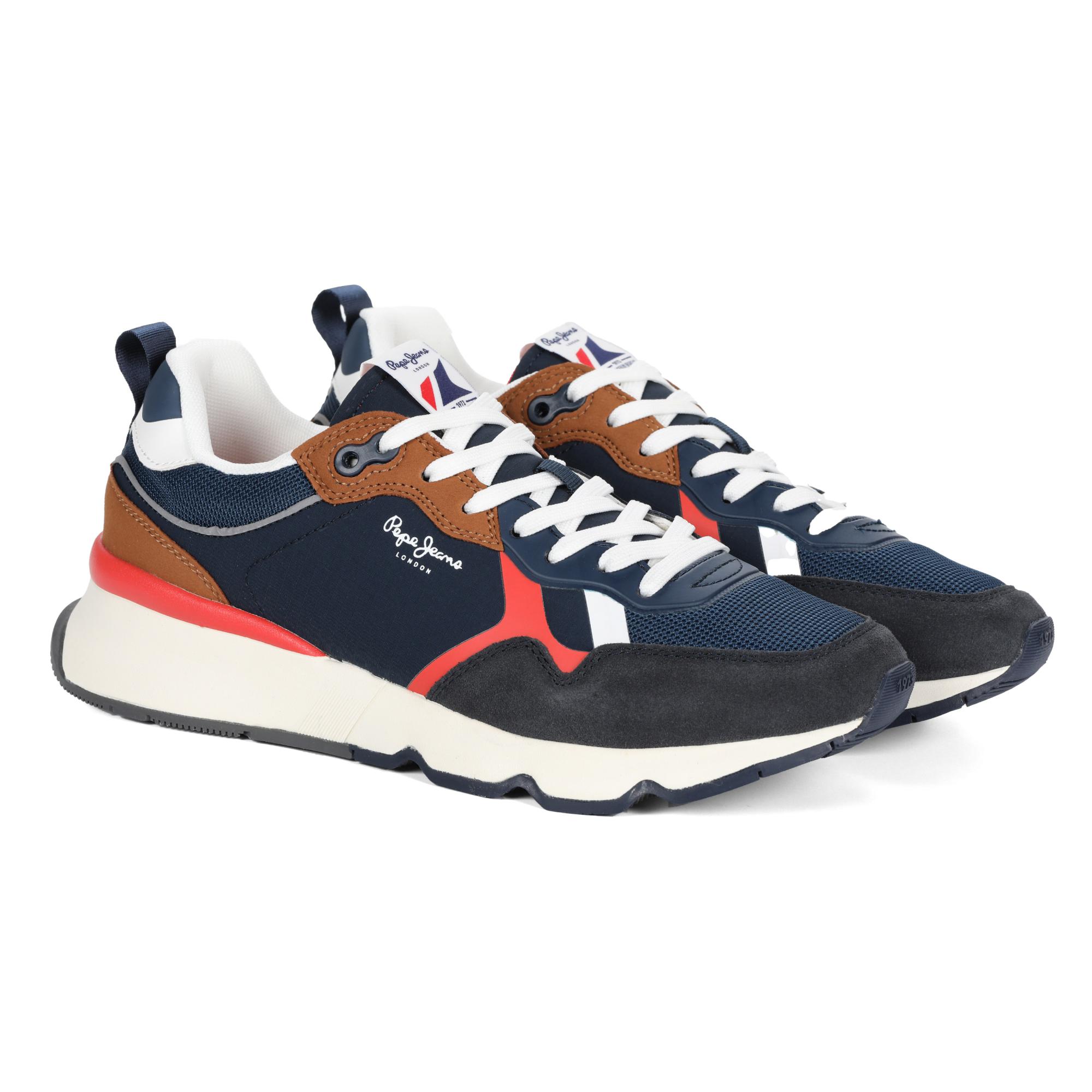 

Кроссовки мужские Pepe Jeans London BRITT PRO 22 M PMS30879 синие 45 EU, BRITT PRO 22 M PMS30879