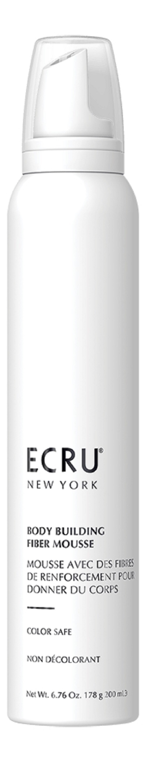 Мусс для создания объема и толщины волос Ecru New York Body Building Fiber Mousse 200мл 5435₽