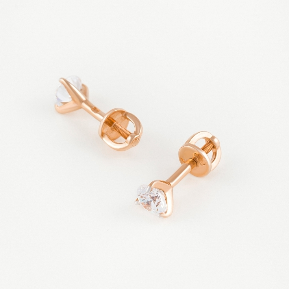 

Серьги из красного золота swarovski НАШЕ ЗОЛОТО ЮПС13211029, ЮПС13211029