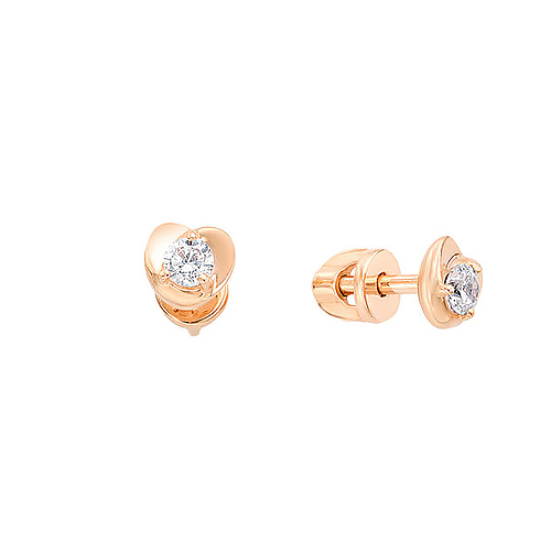 

Серьги из красного золота с фианитом НАШЕ ЗОЛОТО ЮИС130-2966, ЮИС130-2966