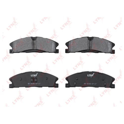 

КомплектпереднихтормозныхколодокLynxBD3039