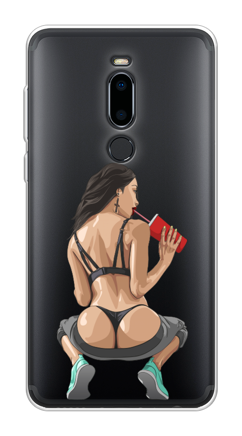 

Чехол на Meizu M8 "Сочные булочки", Бежевый;красный;черный, 73150-6