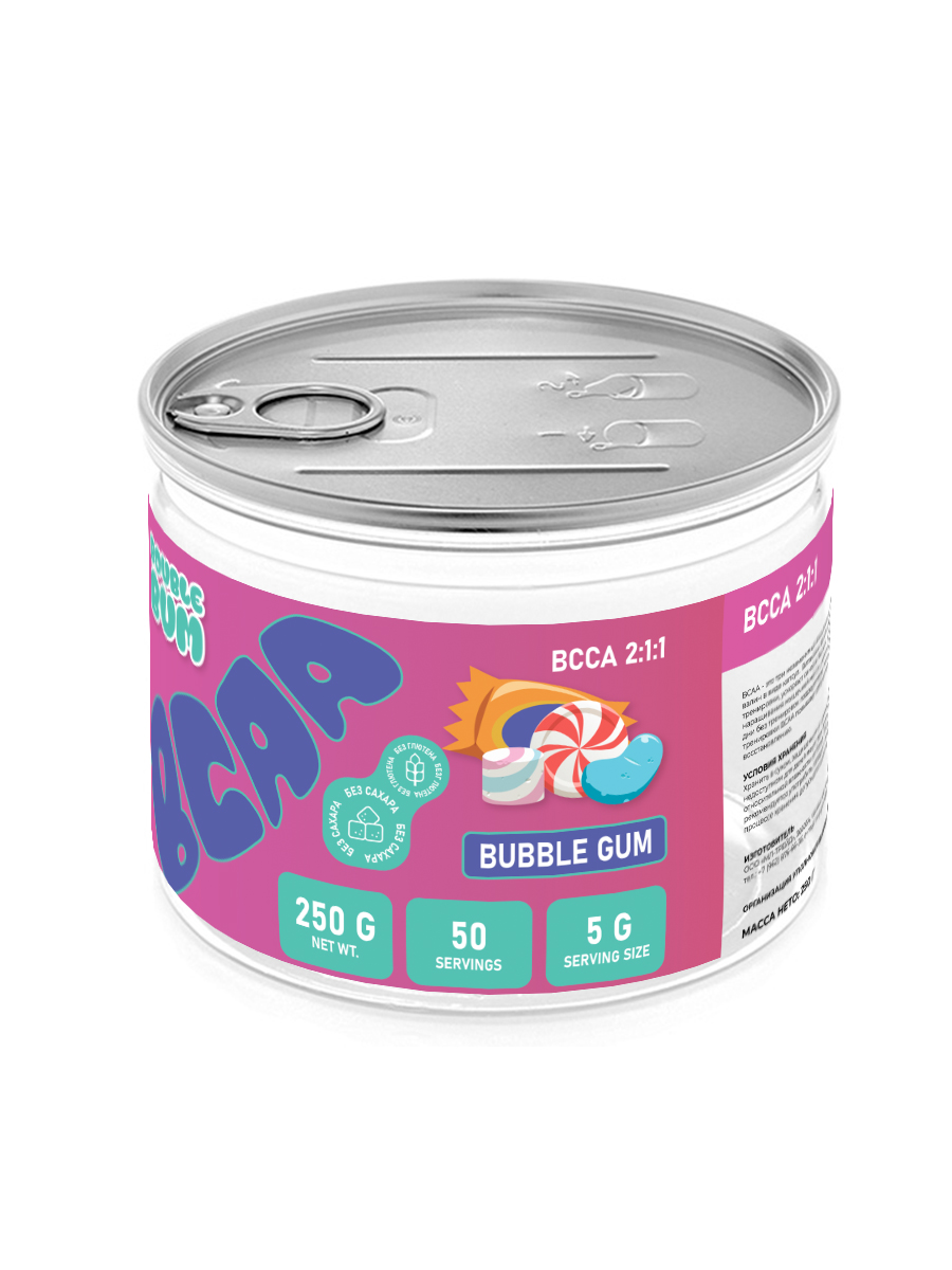 Аминокислоты BoubleBum BCAA Бабл-гам 250г