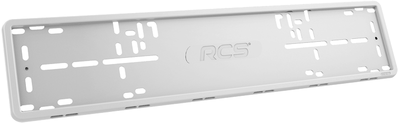 фото Силиконовая рамка номерного знака rcs v4.0 белая 1шт