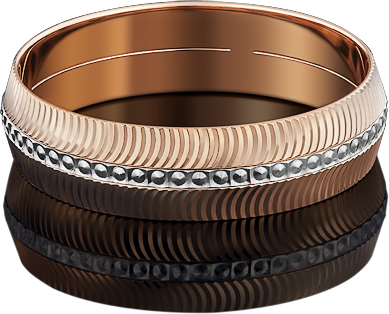 

Кольцо обручальное из красного золота р. 23 PLATINA jewelry 01-4843-00-000-1110-18, 01-4843-00-000-1110-18
