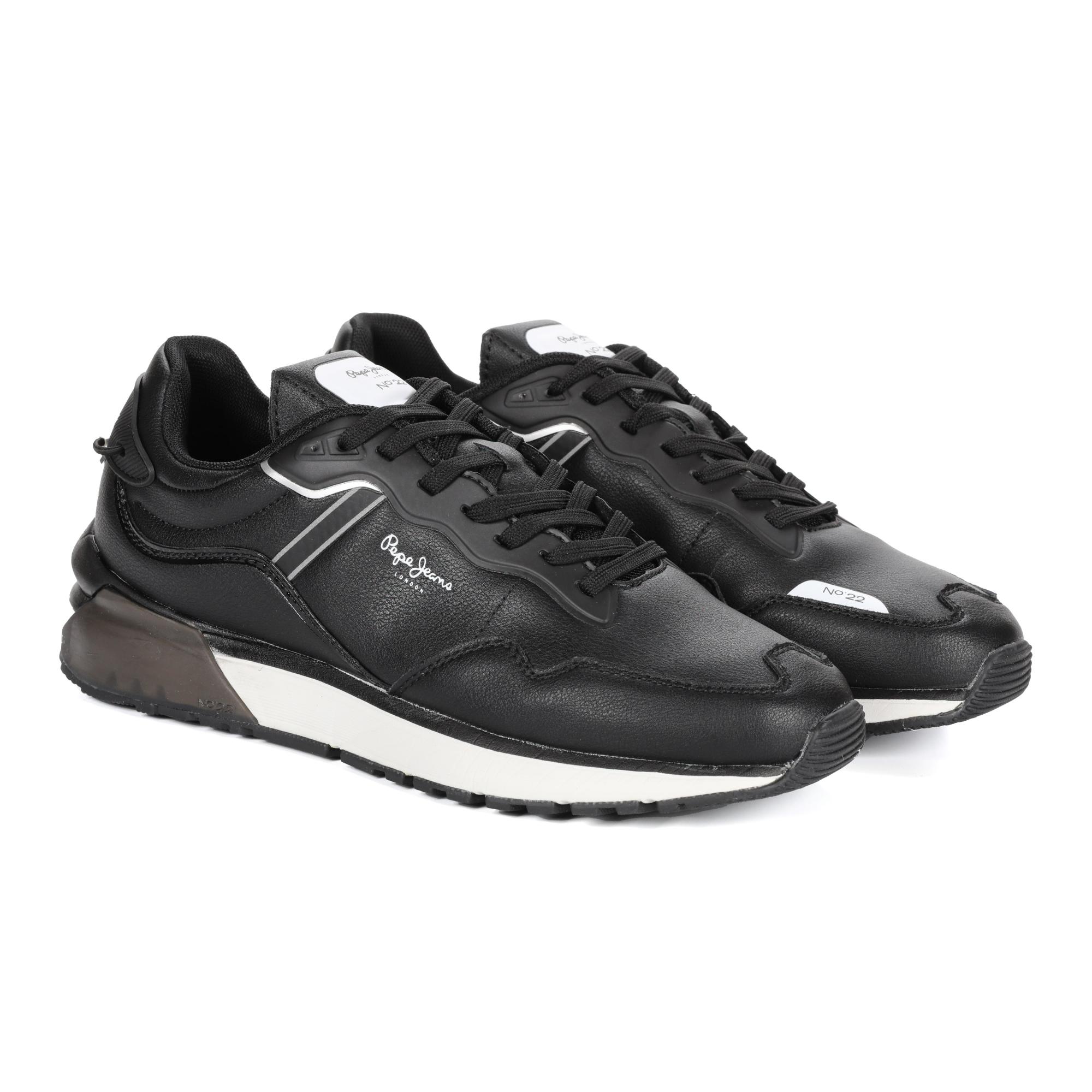 

Кроссовки мужские Pepe Jeans London Nº22 22 BASS M PMS30876 черные 45 EU, Nº22 22 BASS M PMS30876