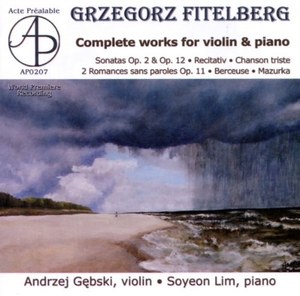 

FITELBERG - Complete Works For Violin And Piano, Gebski, A., 1 CD
