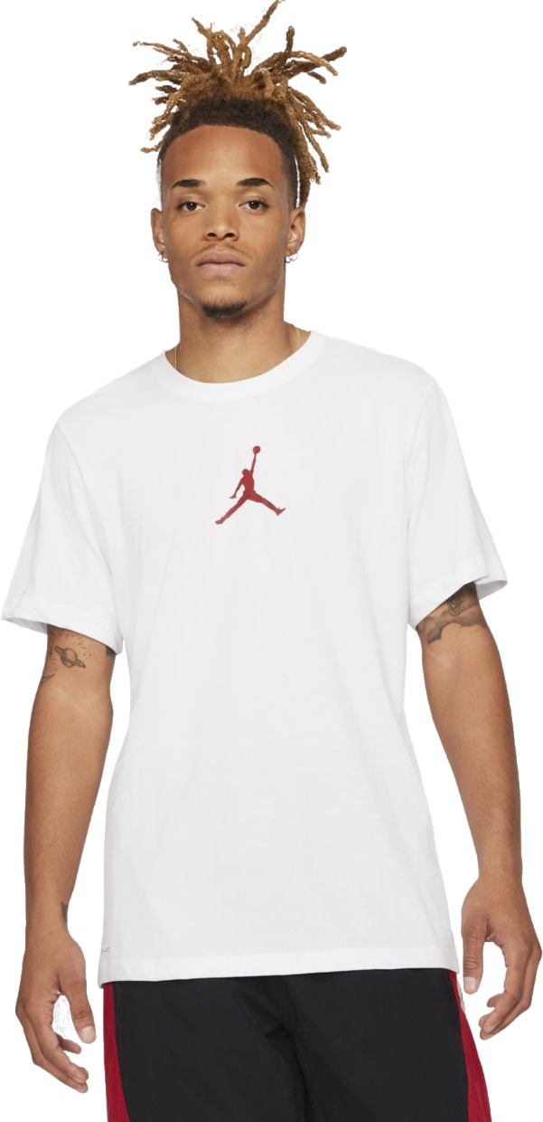 

Футболка мужская Nike Jordan Jumpman Dri-Fit Crew CW5190-101_S белая S, Белый, Jordan Jumpman Dri-Fit Crew