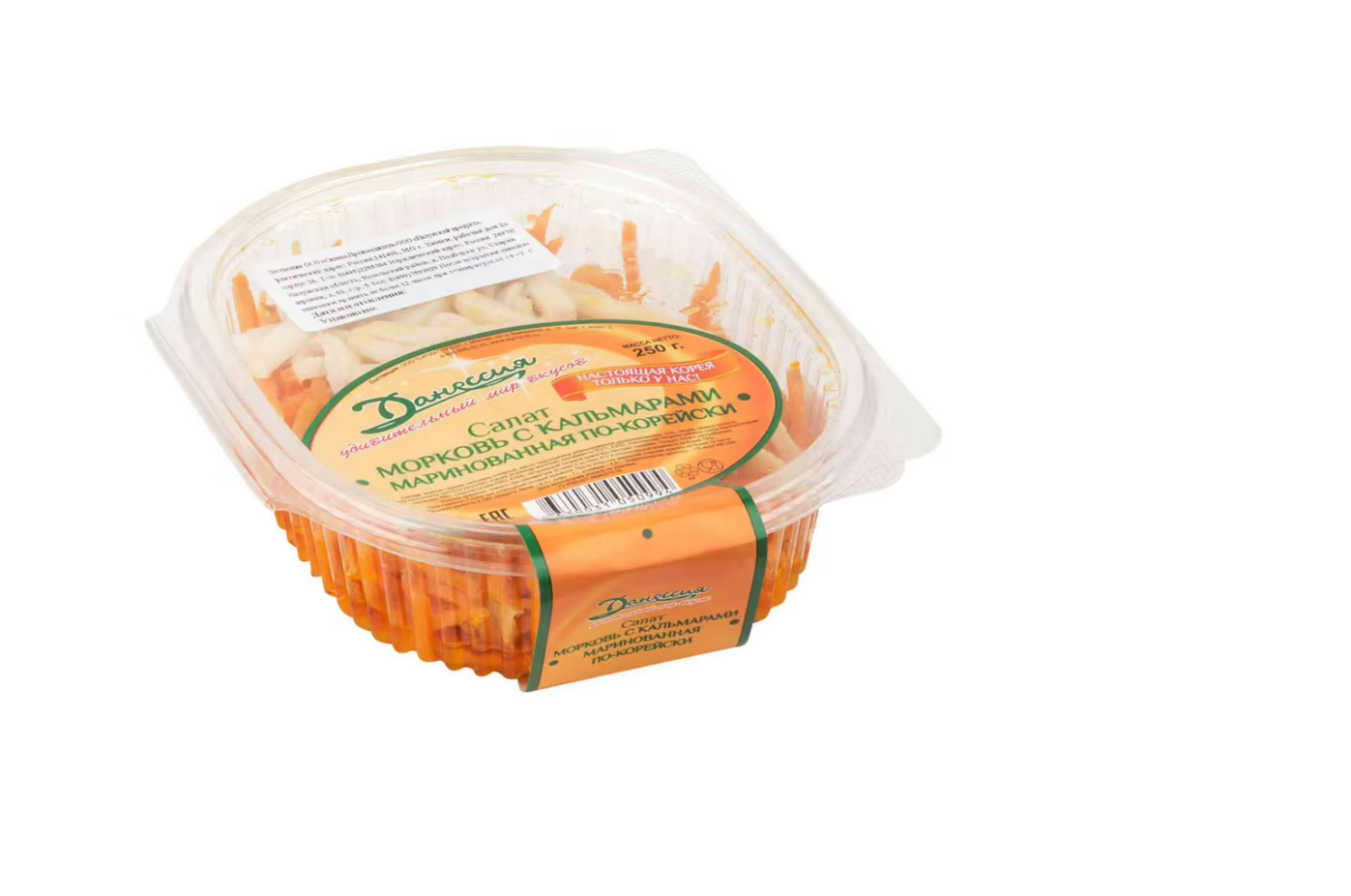 

Салат Данессия Морковь по-корейски с кальмарами 250 г