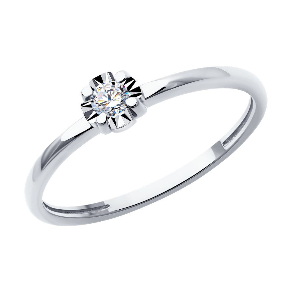 

Кольцо из золота р.  SOKOLOV Diamonds 1012608-3, бриллиант, 1012608-3