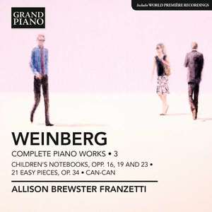 WEINBERG, M.: Piano Works (Complete), Vol. 3 (Brewster Franzetti)