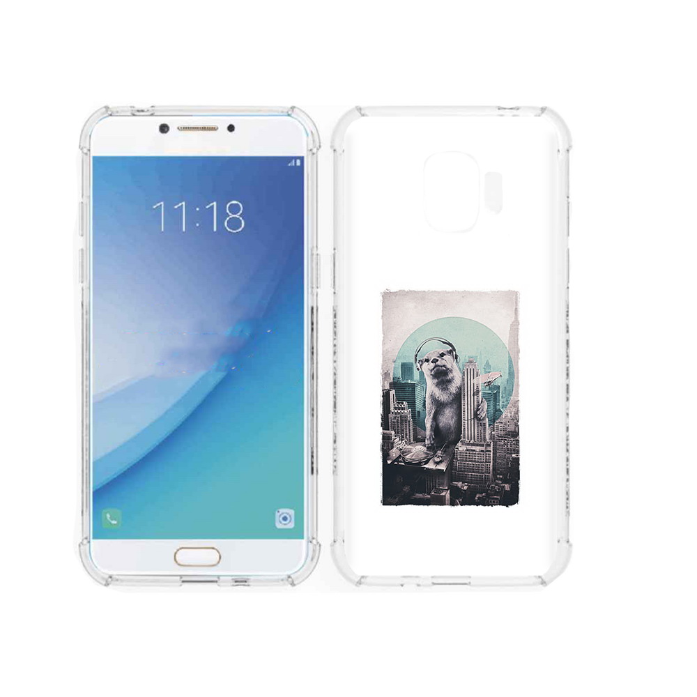 

Чехол MyPads Tocco для Samsung Galaxy J2 Pro (2018) выдра в городе (PT226925.585.283), Прозрачный, Tocco