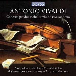 

Vivaldi: Concertos for Two Violins, Strings and Continuo, 1 CD