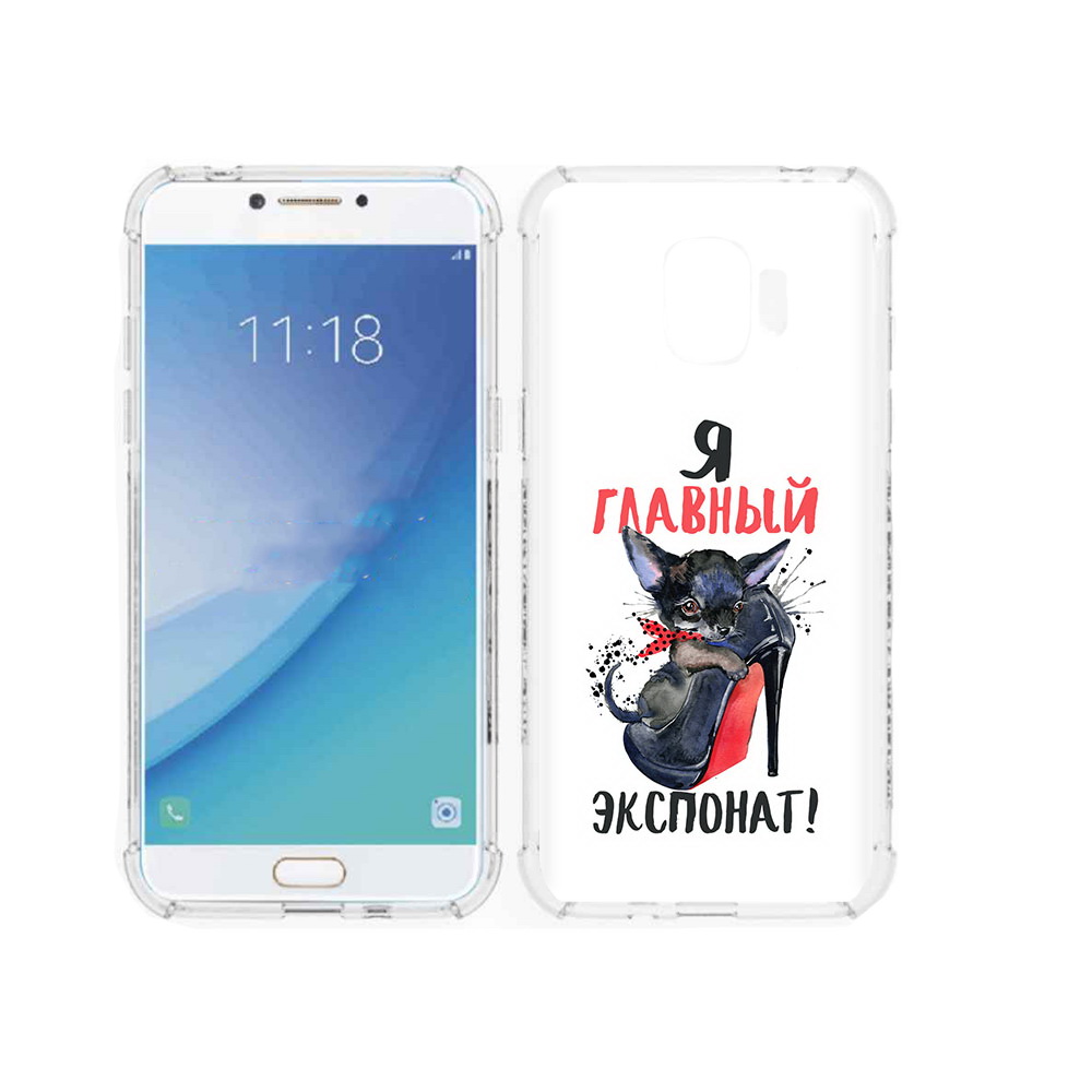 

Чехол MyPads Tocco для Samsung Galaxy J2 Pro (2018) главный экспонат (PT226925.585.288), Прозрачный, Tocco