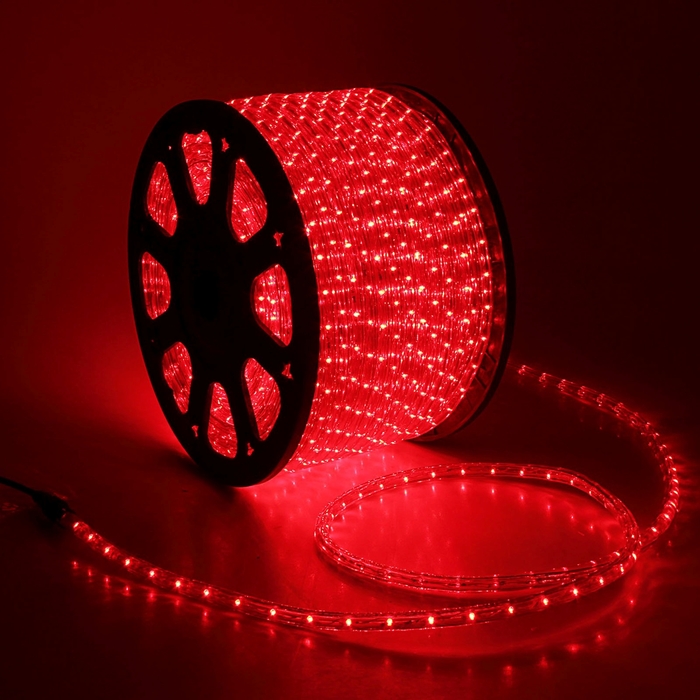

Световой шнур Luazon Lighting 13 мм, IP65, 100 м, 36 LED/м, 220 В, 3W, чейзинг, свечение к