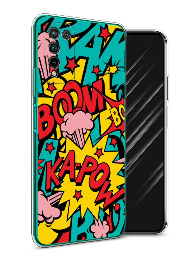 

Чехол Awog на Honor 10X Lite "Постер pop art", Голубой;желтый;красный, 6104650-9