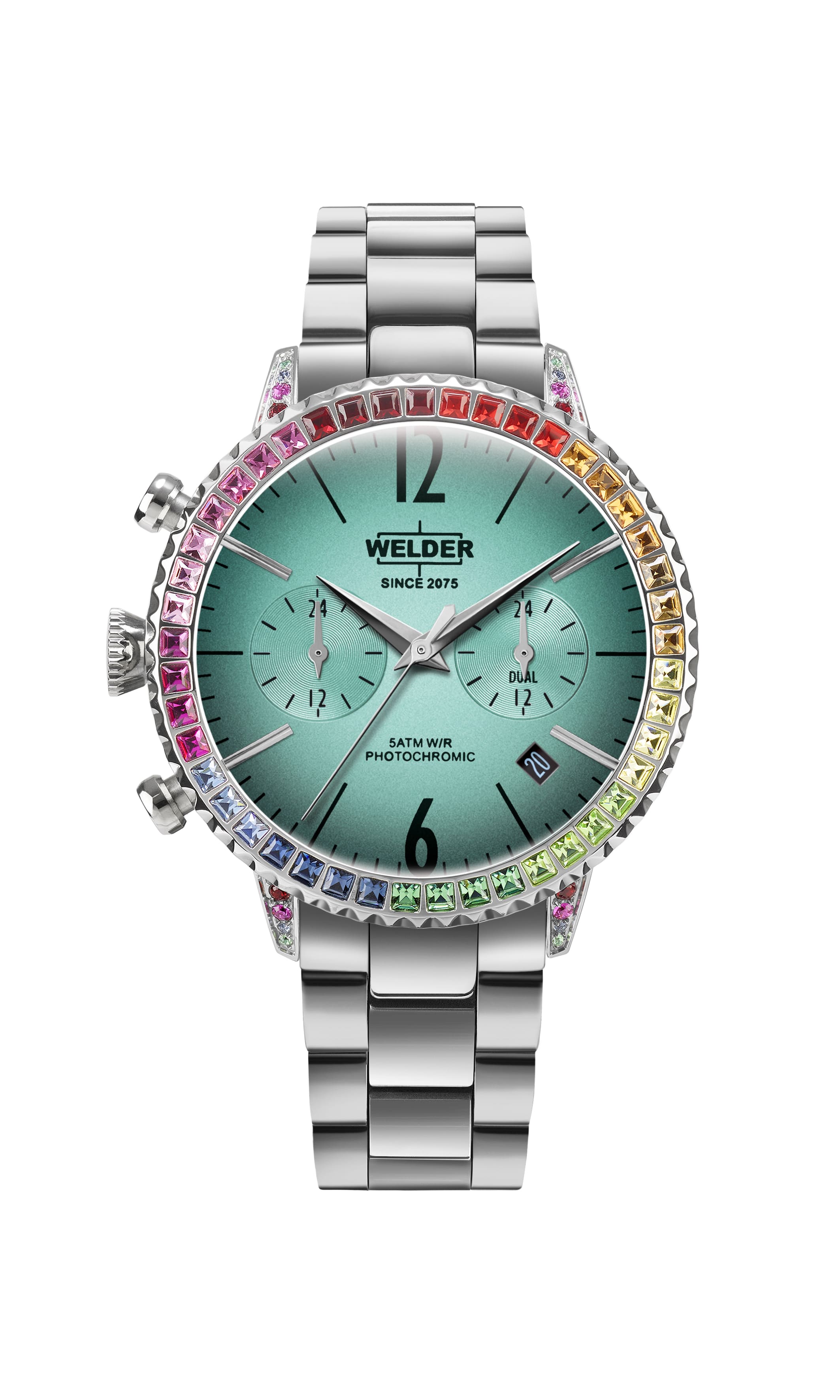 

Наручные часы женский Welder WWRC2075BSL серебристые, WWRC2075BSL