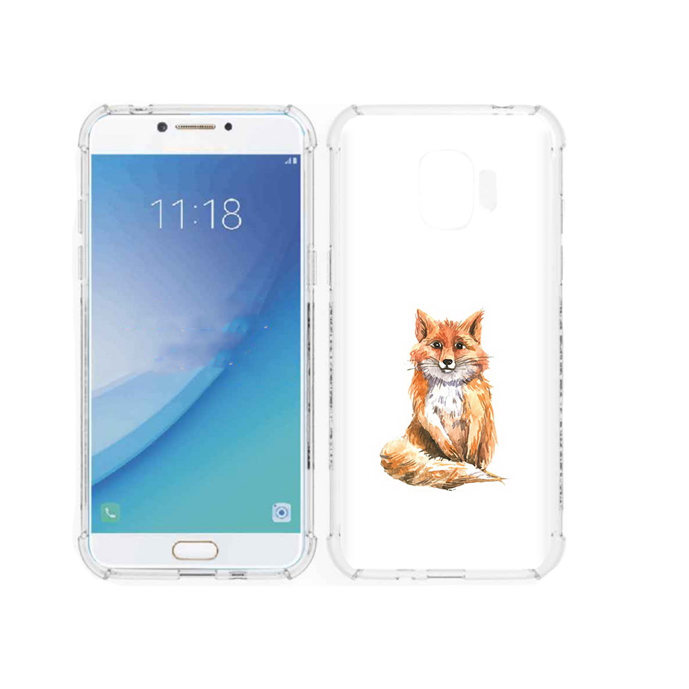 

Чехол MyPads Tocco для Samsung Galaxy J2 Pro (2018) детская лиса (PT226925.585.320), Прозрачный, Tocco