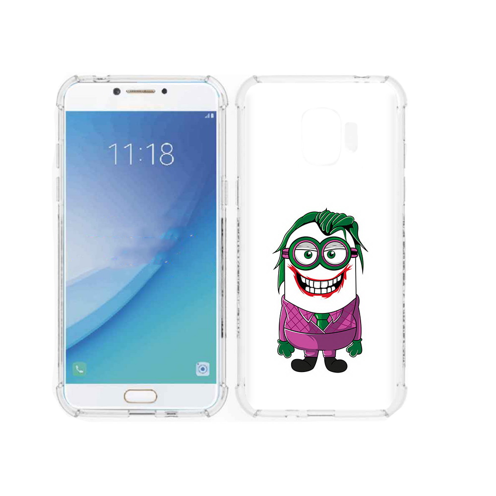 

Чехол MyPads Tocco для Samsung Galaxy J2 Pro (2018) джокер миньон (PT226925.585.322), Прозрачный, Tocco