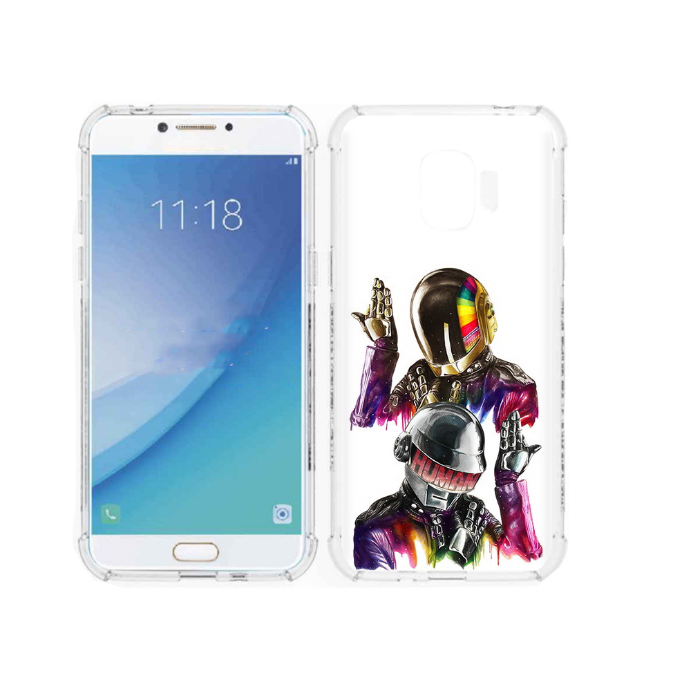 

Чехол MyPads Tocco для Samsung Galaxy J2 Pro (2018) диско космонавты (PT226925.585.329), Прозрачный, Tocco