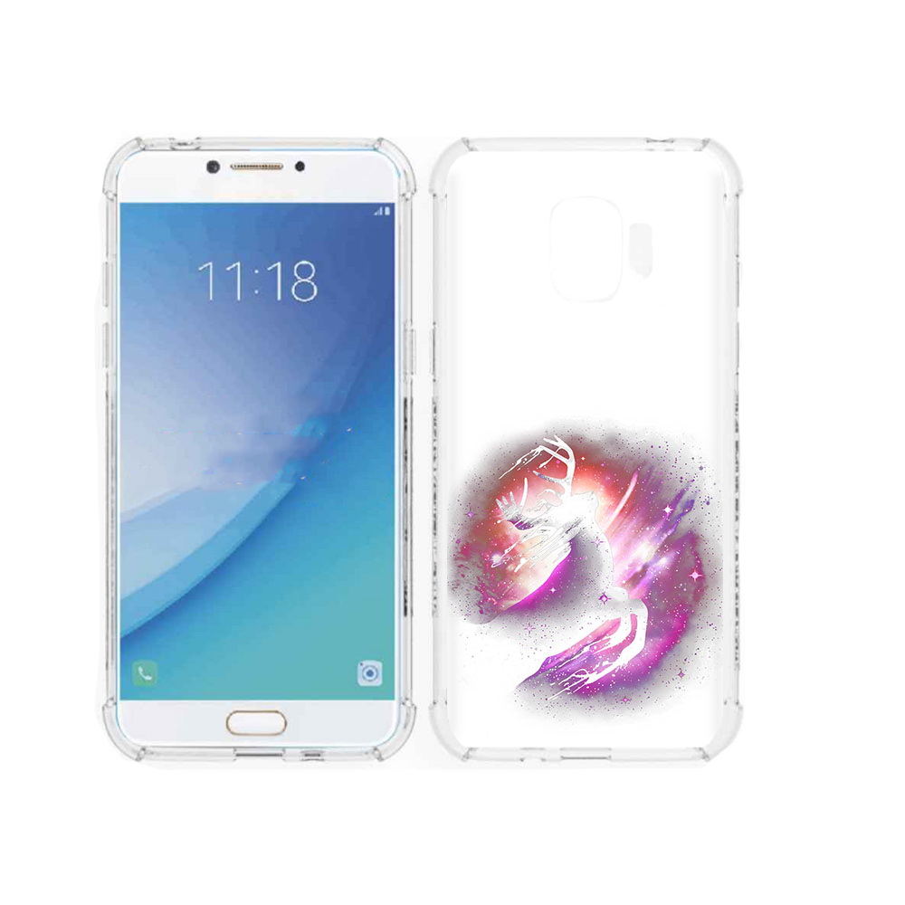 

Чехол MyPads Tocco для Samsung Galaxy J2 Pro (2018) звездный олень (PT226925.585.354), Прозрачный, Tocco