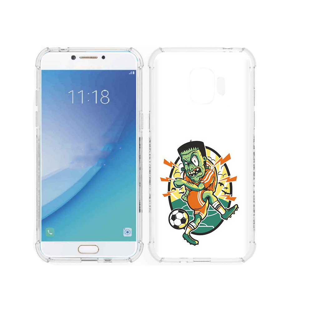 

Чехол MyPads Tocco для Samsung Galaxy J2 Pro (2018) зомби футболист (PT226925.585.368), Прозрачный, Tocco