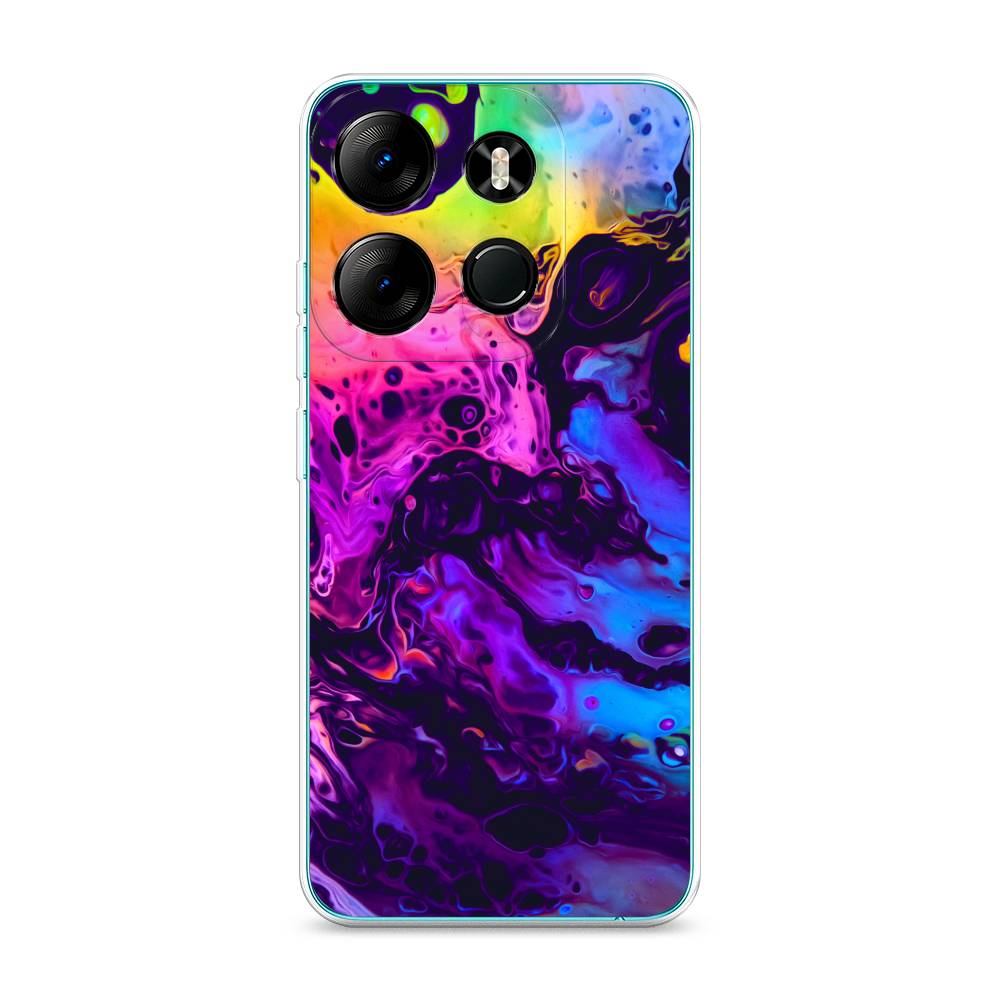 

Чехол Awog на Tecno Spark Go 2023"ACID fluid", Красный, 303150-3