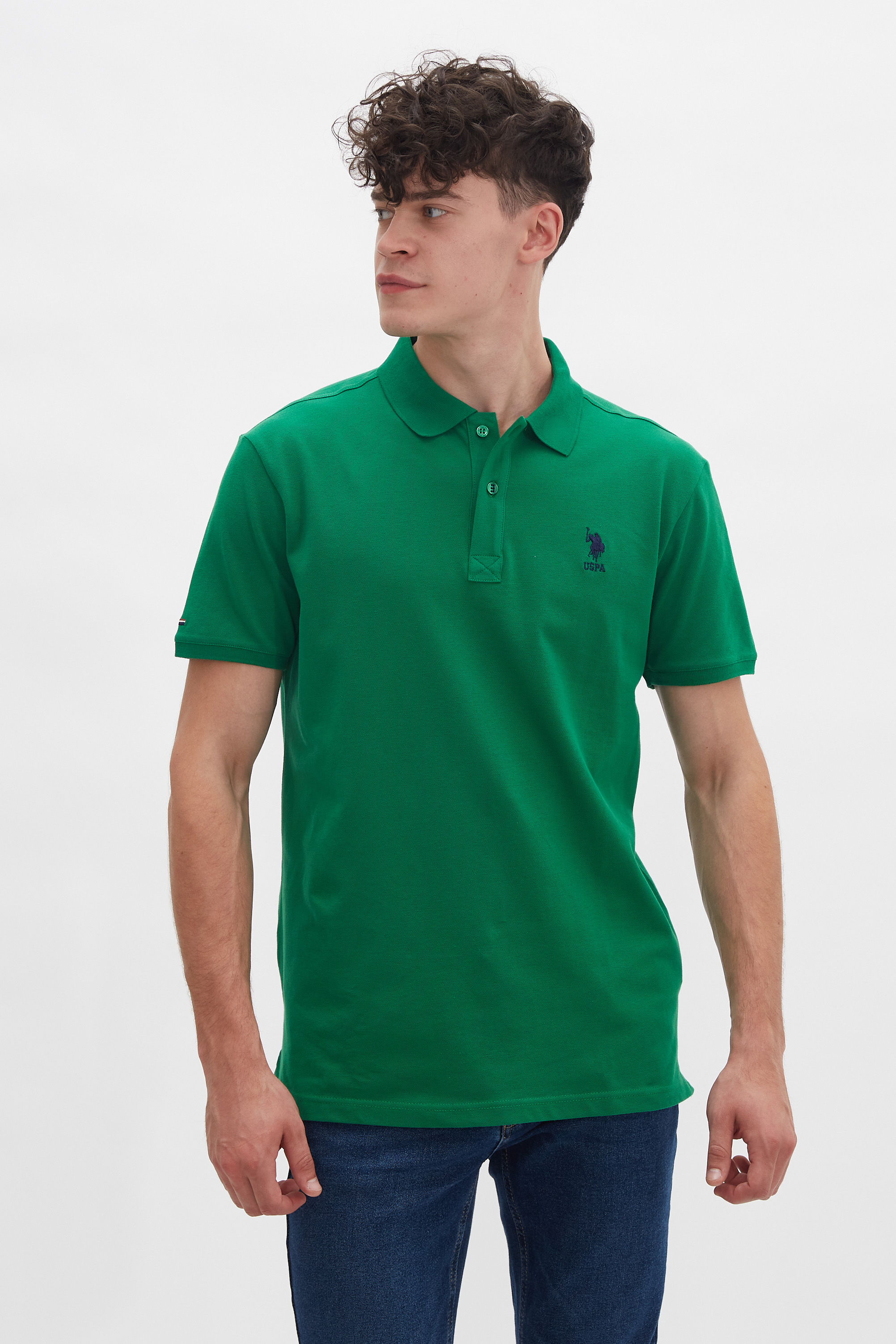 фото Футболка мужская u.s. polo assn. g081sz0110tp04iy021rl зеленая s