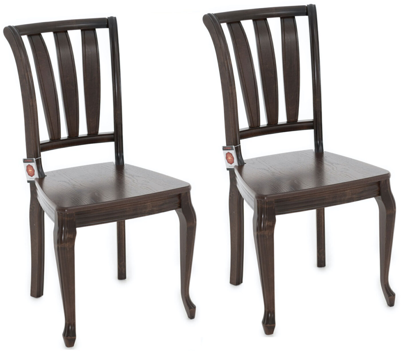 фото Стул кабриоль орех темный 100377 mebwill