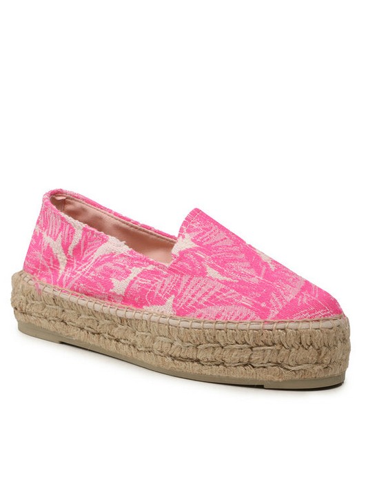 Эспадрильи женские Manebi Cotton Jaquard Double Sole Espadrilles G 4.7 D0 розовые 41 EU