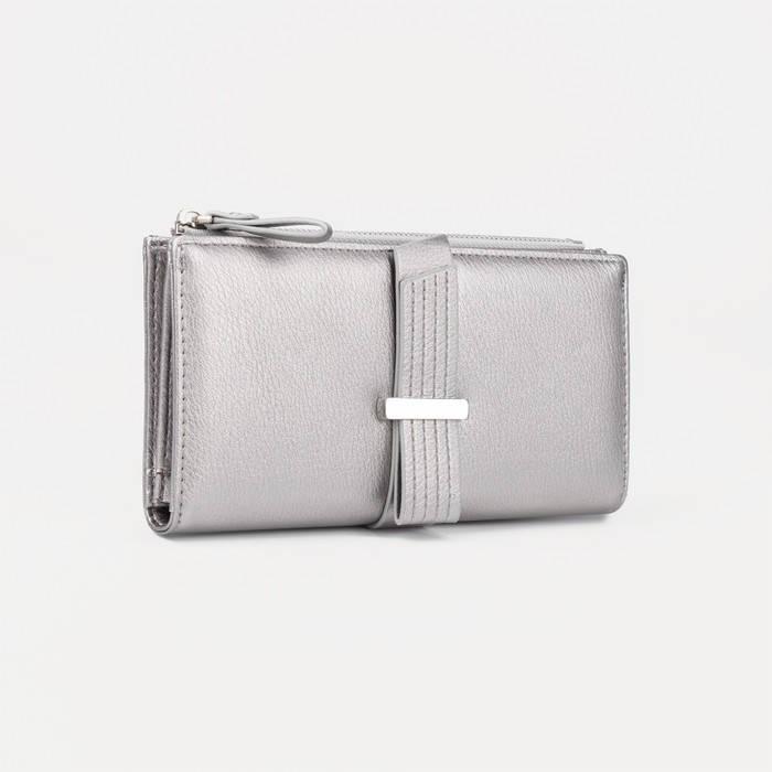 

Кошелек женский NoBrand 9355841, серебряный, Серебристый, 9355841