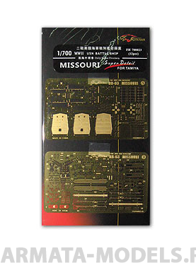 

FH700023 Фототравление WWII USN Battleship Missouri For Tamiya 31613