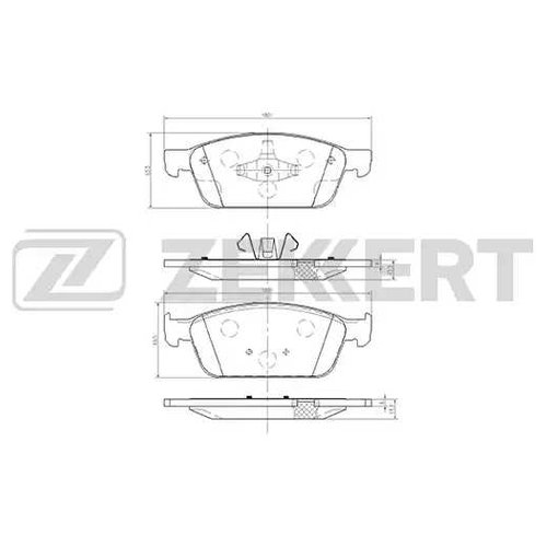 

Тормозные колодки ZEKKERT передние bs1249