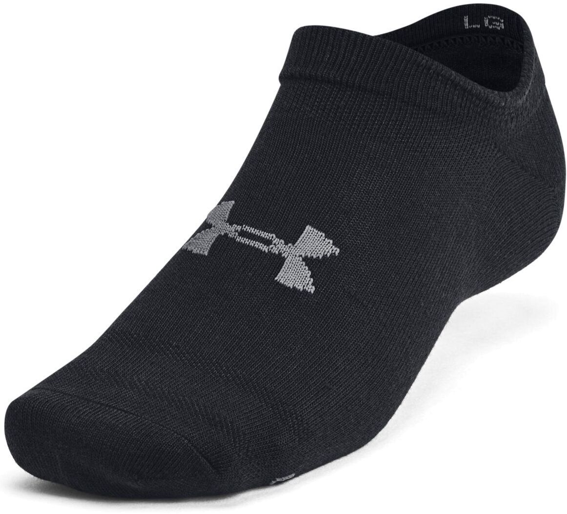 Комплект носков унисекс Under Armour UA Essential No Show 6pk черных S/M