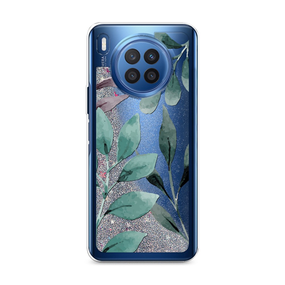 

Чехол Awog на Huawei Nova 8i/Honor 50 lite "Листы цветов", Разноцветный, 6106391-1