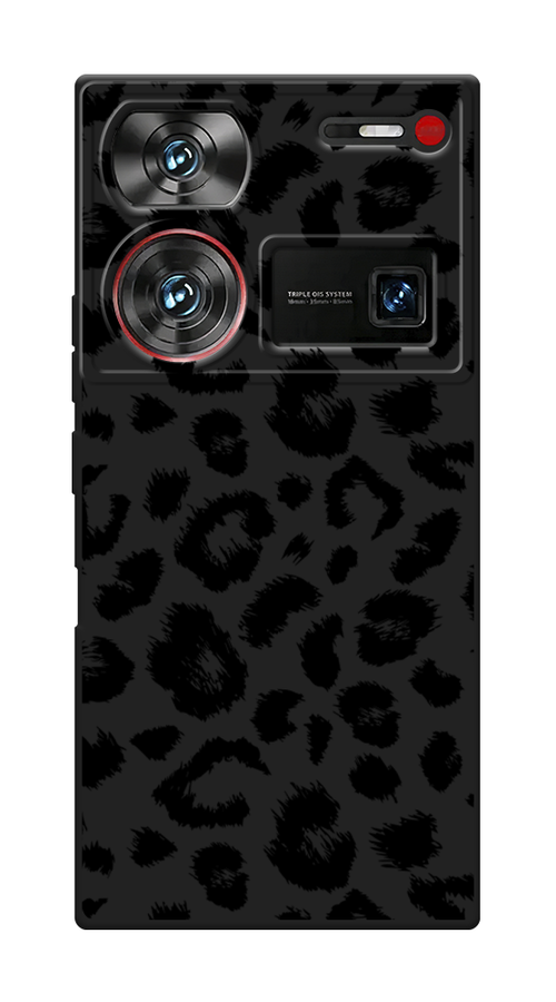 

Чехол Awog на ZTE Nubia Z60 Ultra "Окрас леопарда фон", Черный, 136752-1